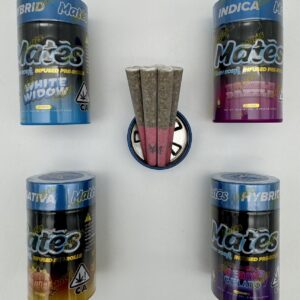 Muha Meds Mates – 5 Pack Hash Rosin Infused Pre-Rolls 🔥